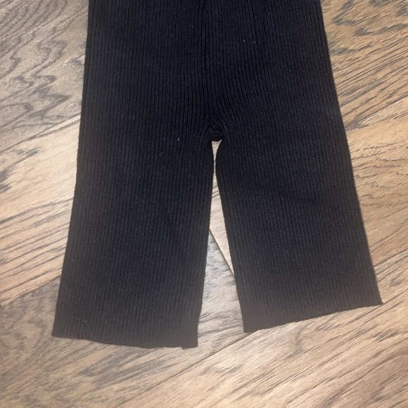 Black JLUX Zola Ribbed Romper - Picture 6 of 6